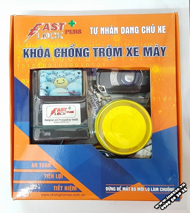 Khóa Fast Lock Plus - chống trộm và nhận diện chủ xe 